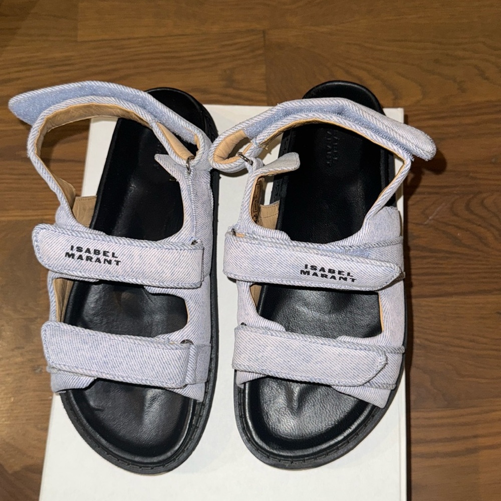Isabel Marant
25mm Madee-Gb denim sandals
